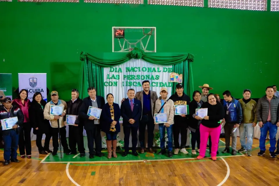 Gobierno Regional conmemora el Día Nacional de las Personas con Discapacidad en Yacuiba