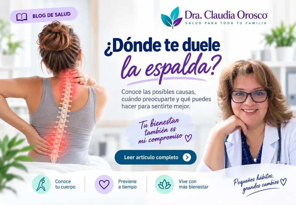 ¿Dónde te duele la espalda? Lo que tu cuerpo podría estar intentando decirte