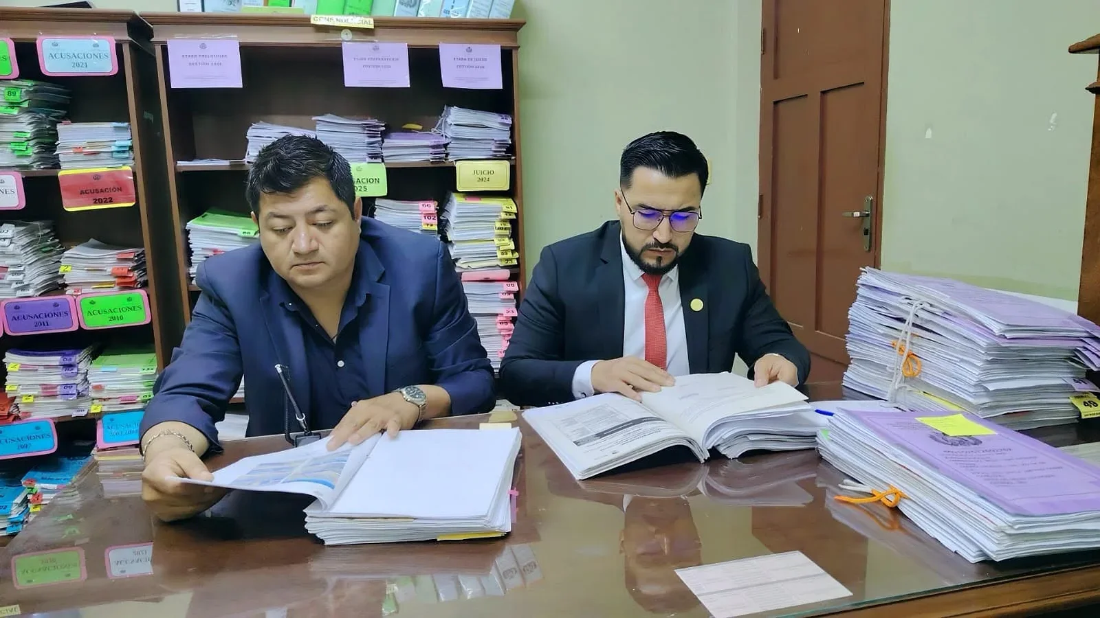 Fiscal Departamental de Tarija revisa casos de narcotráfico tras inspección sorpresa
