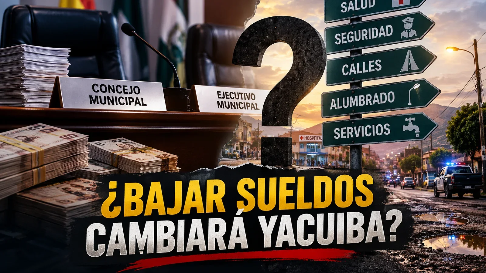 ¿Bajar sueldos cambiará Yacuiba?