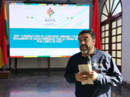 Imagen referencial de una planta de tratamiento de aguas residuales, similar a la que será construida en Tarija con financiamiento de la CAF.